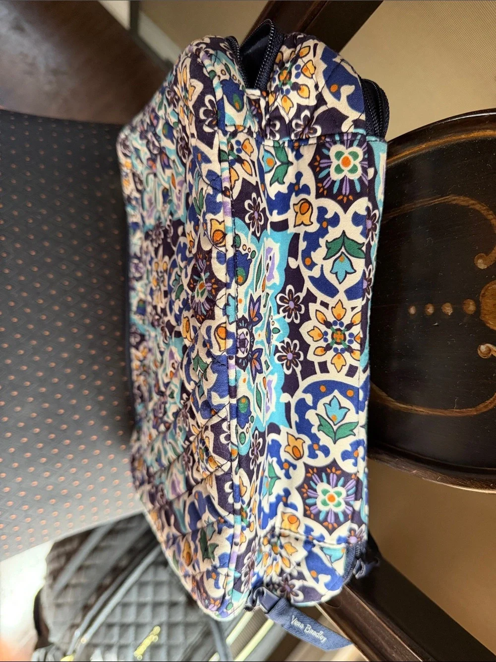 Vera Bradley 2 piece makeup case